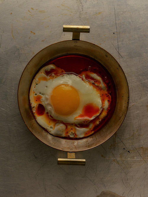 Onion Steak & Fried Egg Sandwich