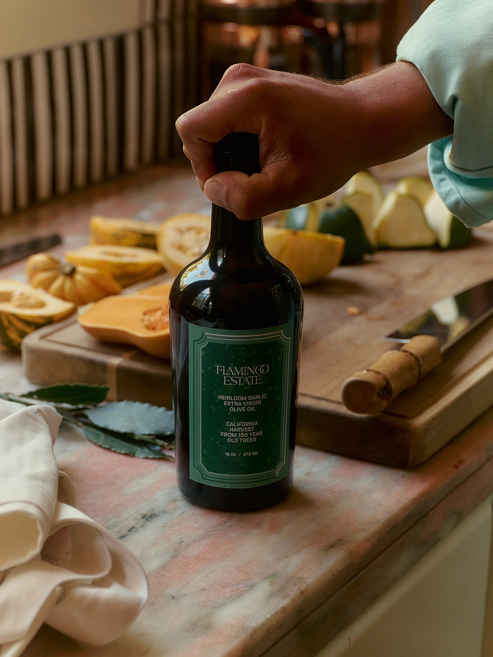 MEMBER GIFT: Heirloom Garlic Olive Oil - Flamingo Estate