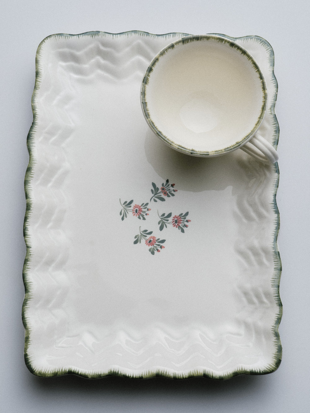 Italian Floral Snack Service for Robinson’s, Mid-20th Century