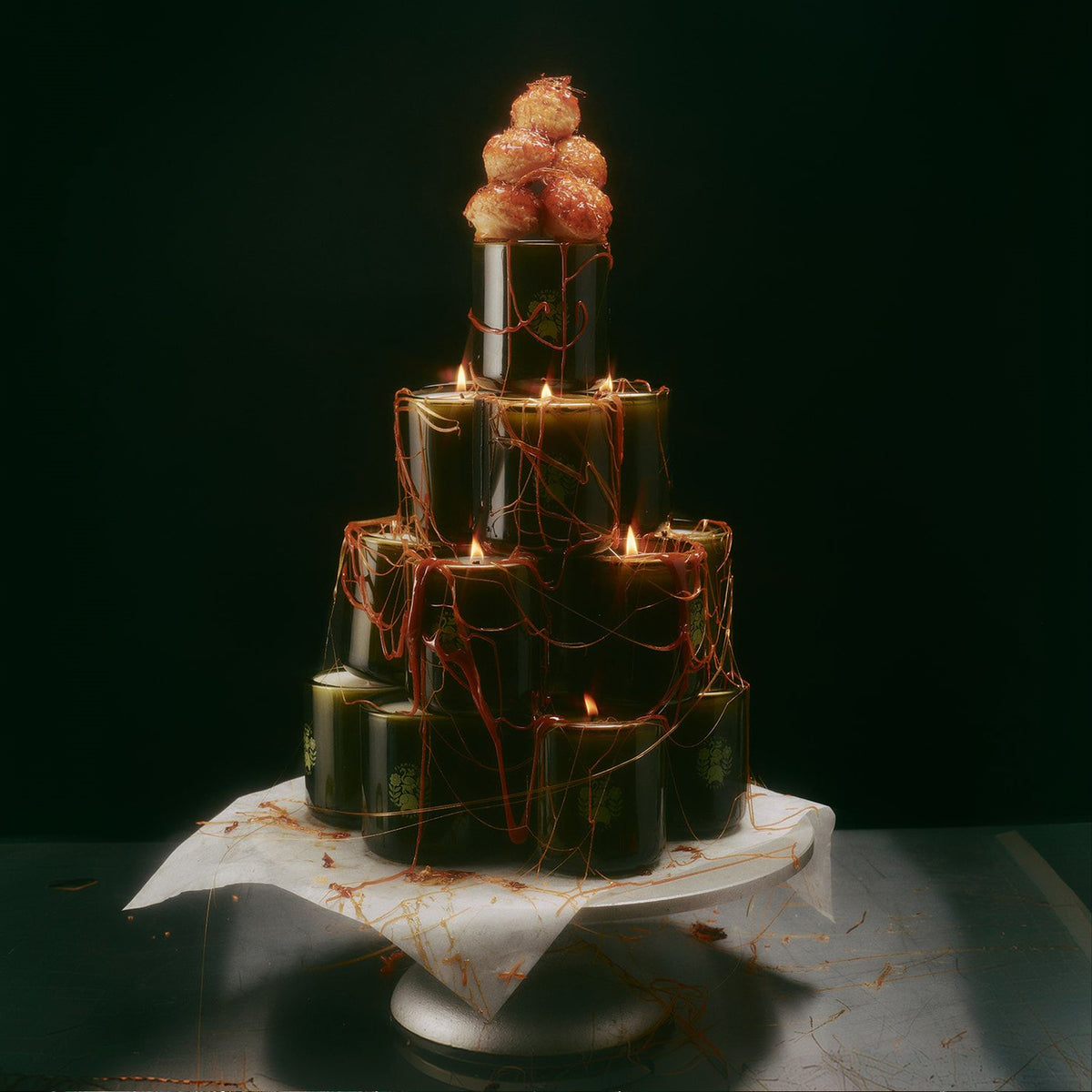 Personalized Croquembouche Candle - Flamingo Estate