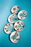 Robert Picault, Set of Six Hand-Painted Plates