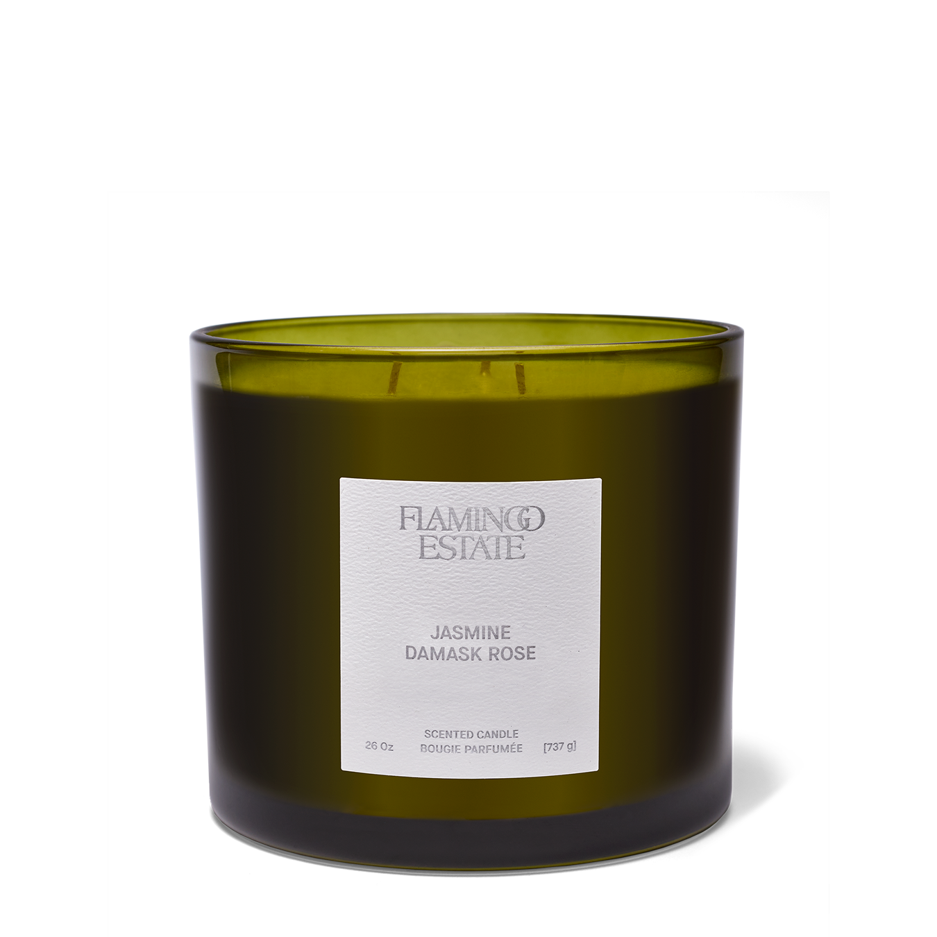 Jasmine Damask Rose XL Candle - Flamingo Estate