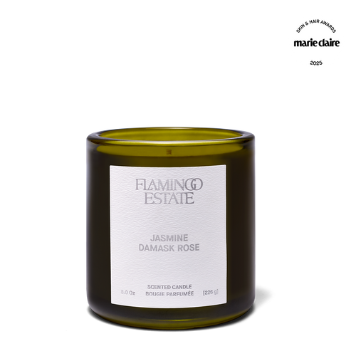 Flamingo Estate Jasmine Damask Rose Candle