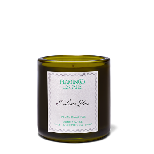 Flamingo Estate Personalized Jasmine Rose Candle