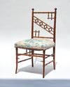 Victorian Faux Bamboo Side Chair, Aesthetic Movement, circa 1880