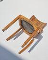Set of 5 André Sornay Faceted-Back Side Chairs, Walnut, French Art Deco, circa 1930