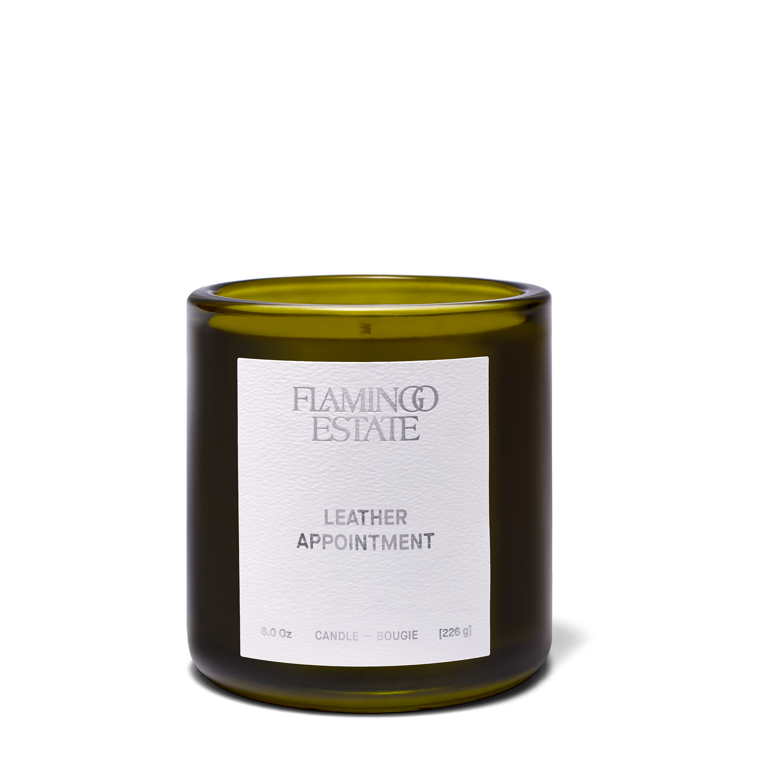 Leather Appointment Candle - Flamingo Estate