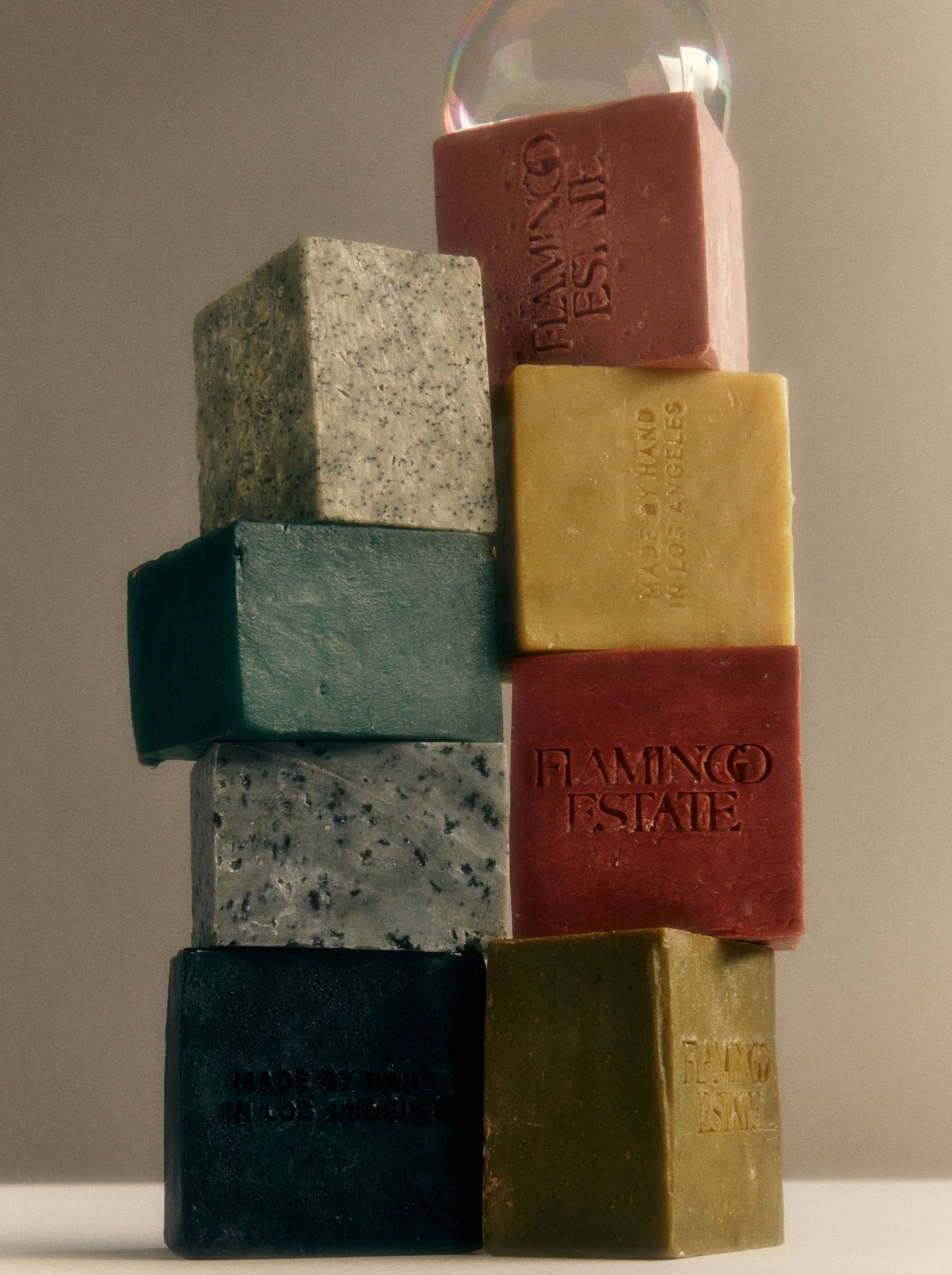 Lavender Activated Charcoal Soap Brick - Flamingo Estate