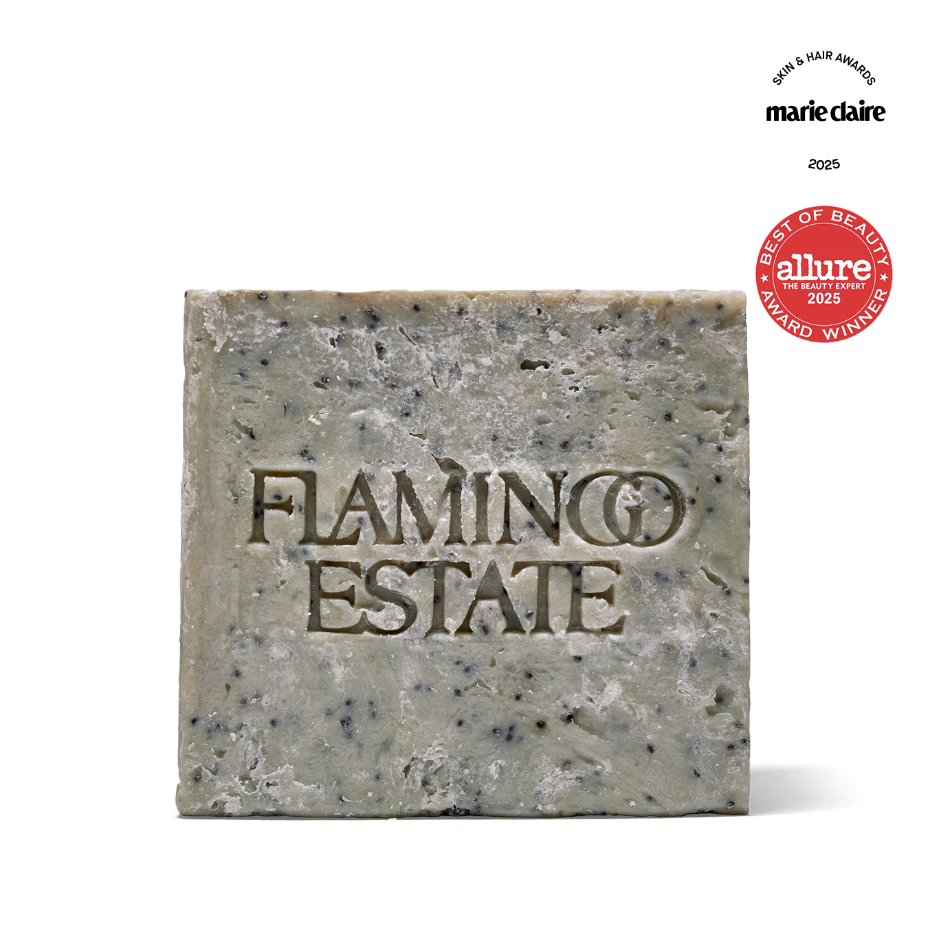 Morning Exfoliating Peppermint Soap Brick - Flamingo Estate
