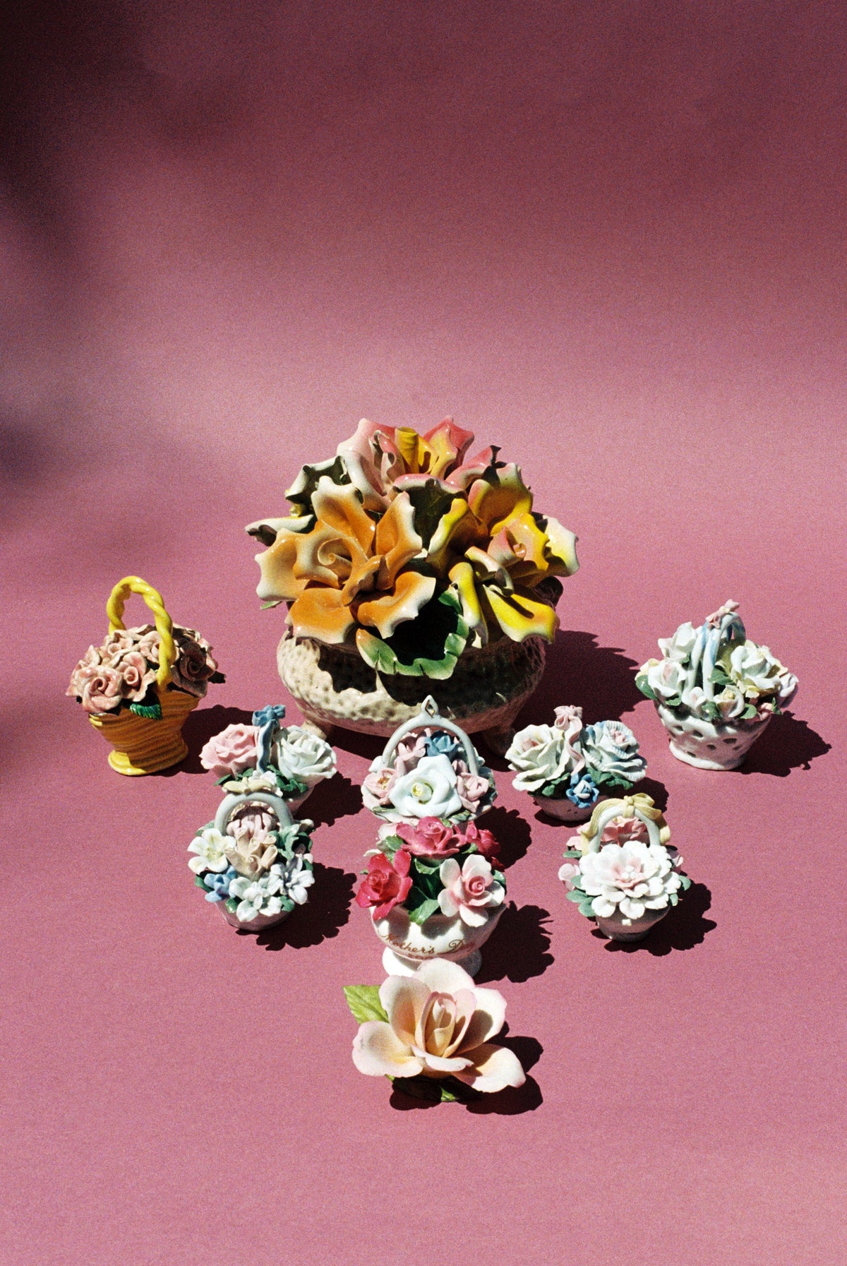 Porcelain Set of Flowers - Flamingo Estate