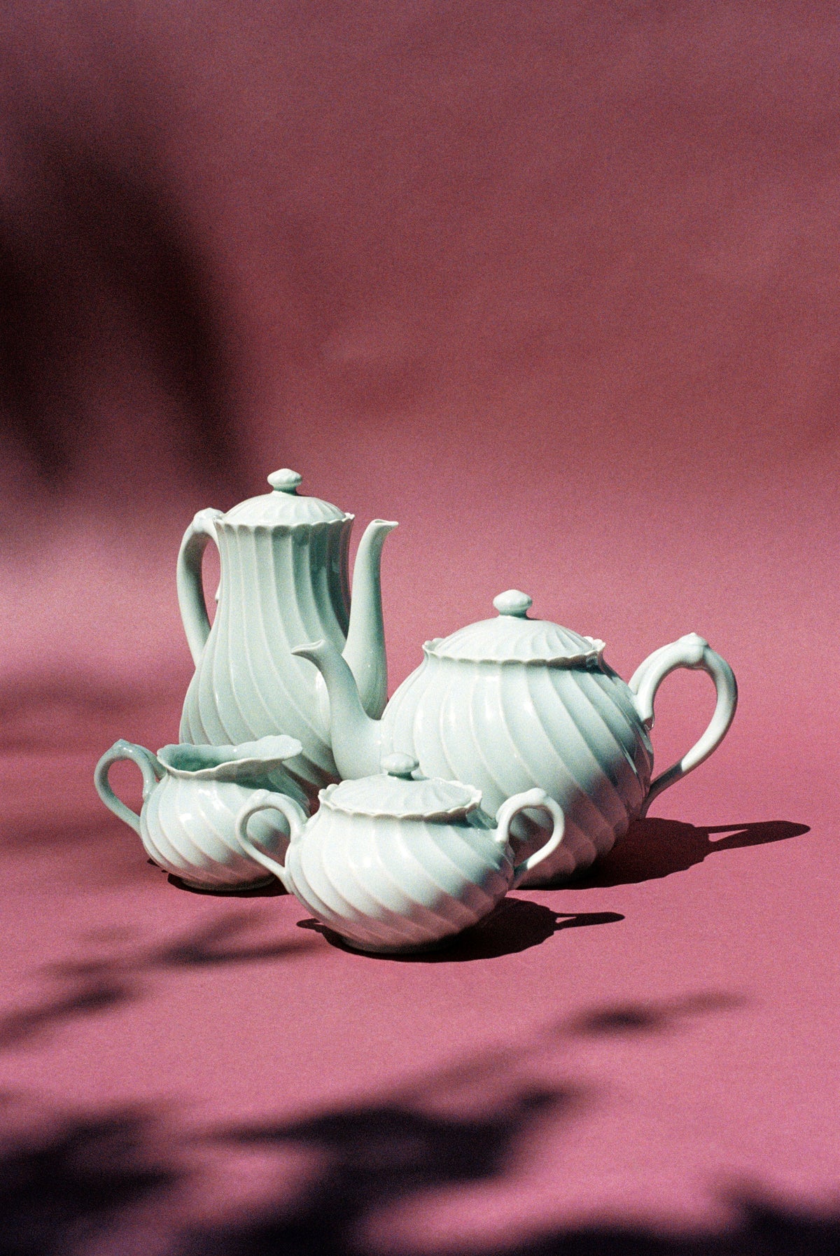 Ridged Tea Set