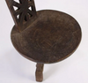 20th Century African Hand-Carved Tripod Chair