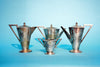 Vintage Art Deco Silverplate Tea & Coffee Service, Set of Four