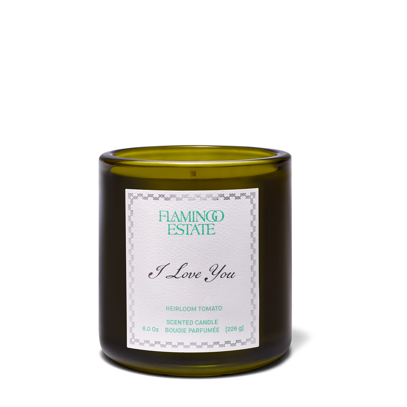 Personalized Heirloom Tomato Candle - Flamingo Estate
