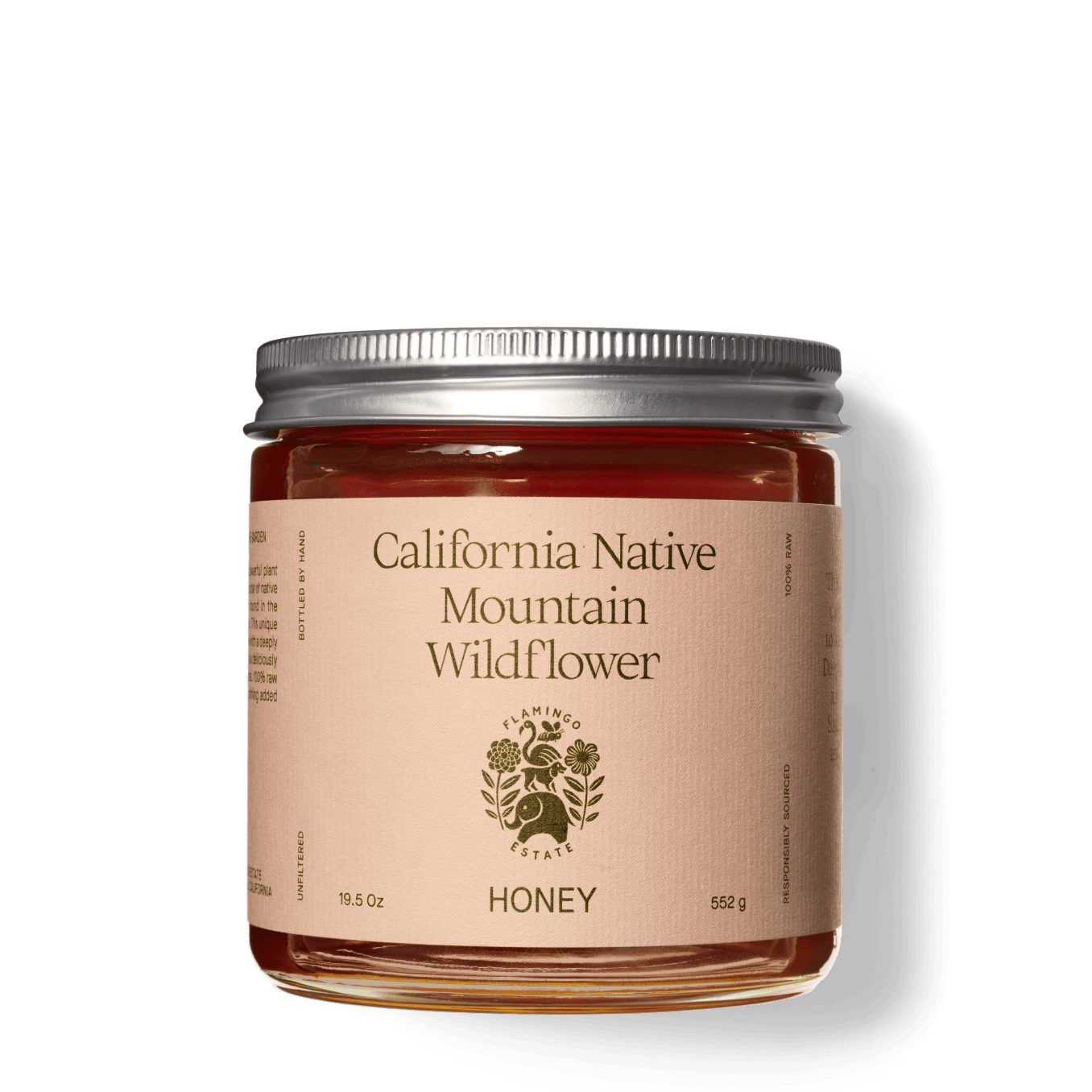 California Native Mountain Wildflower Honey - Flamingo Estate