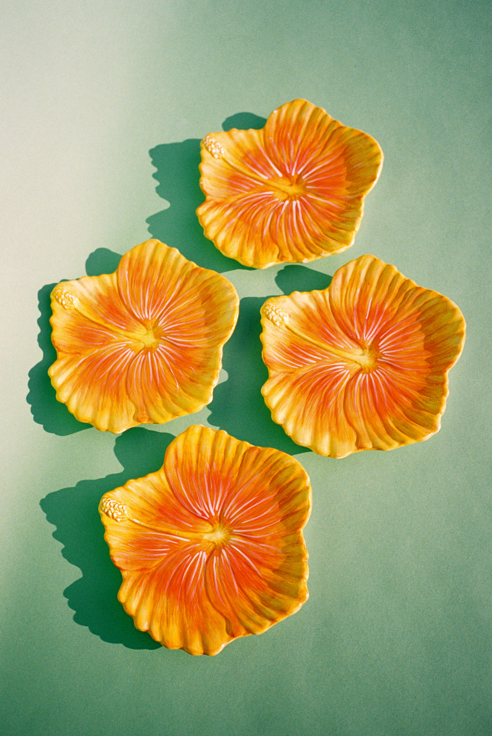 Vintage “Tropical Nights” Plates by Nanette Vacher