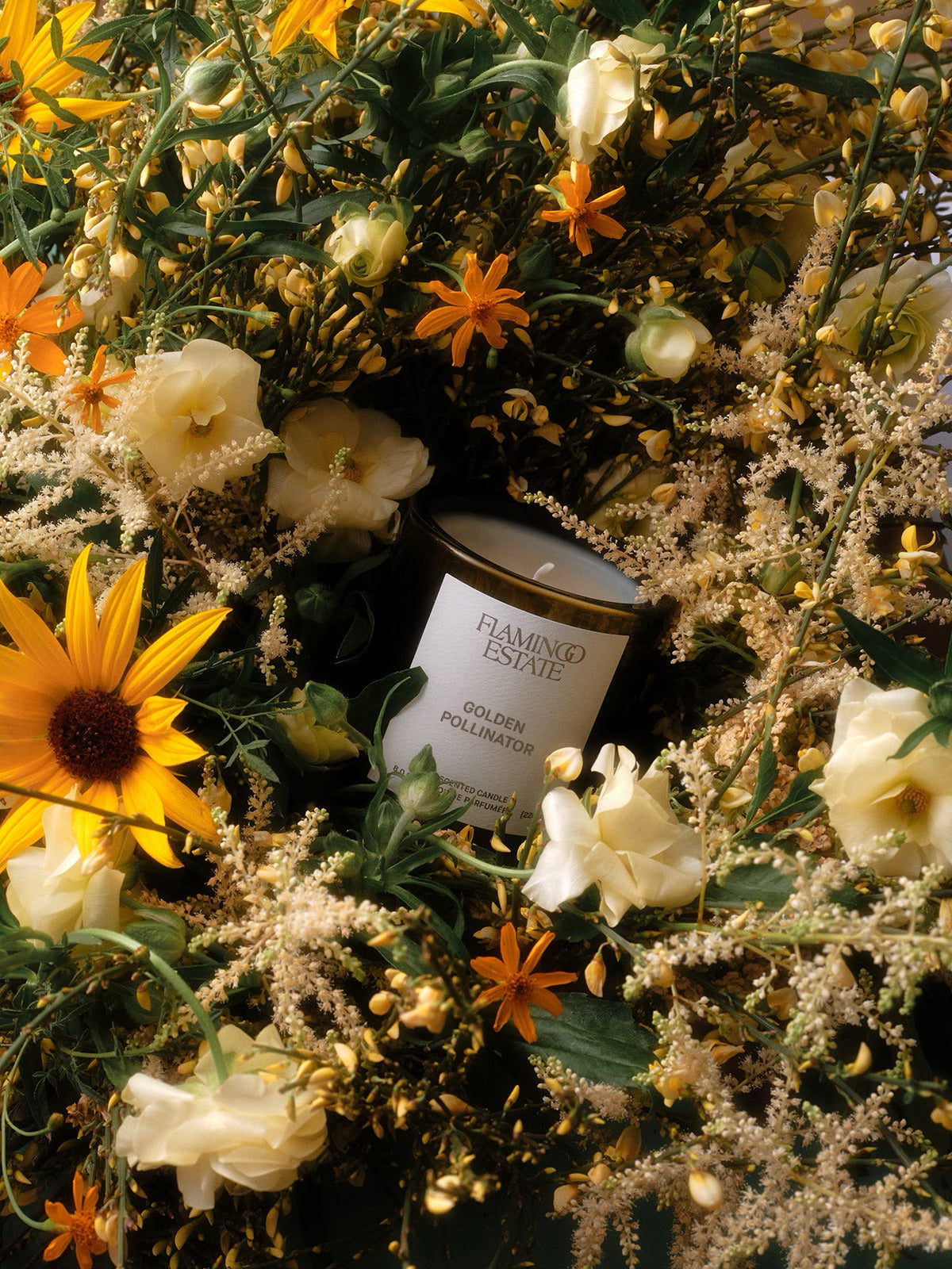 Golden Pollinator Candle - Flamingo Estate