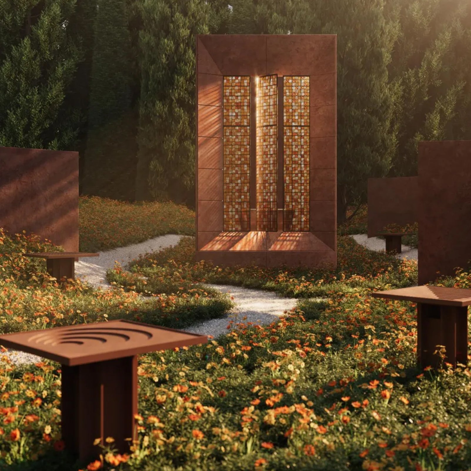Golden Pollinator Candle - Flamingo Estate