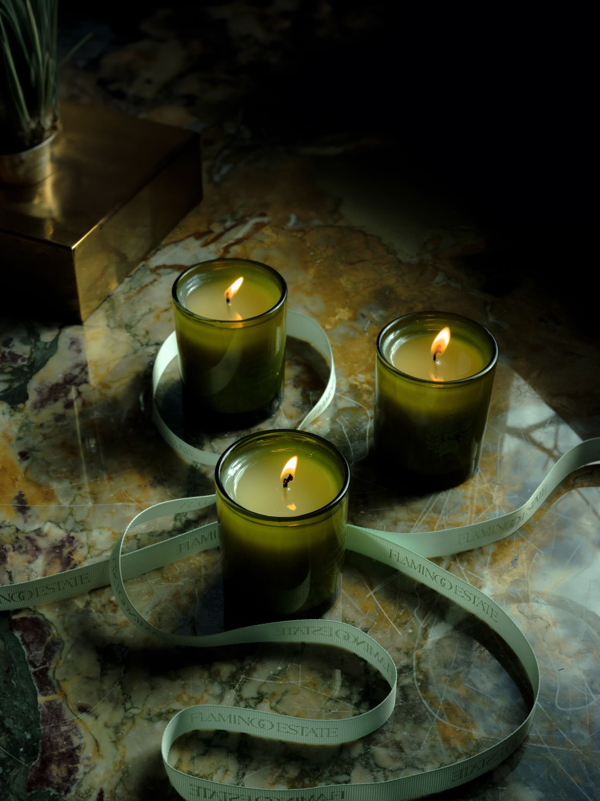 Natural Scented Candle Set – The Mini Three Sisters Candle Set – Flamingo Estate