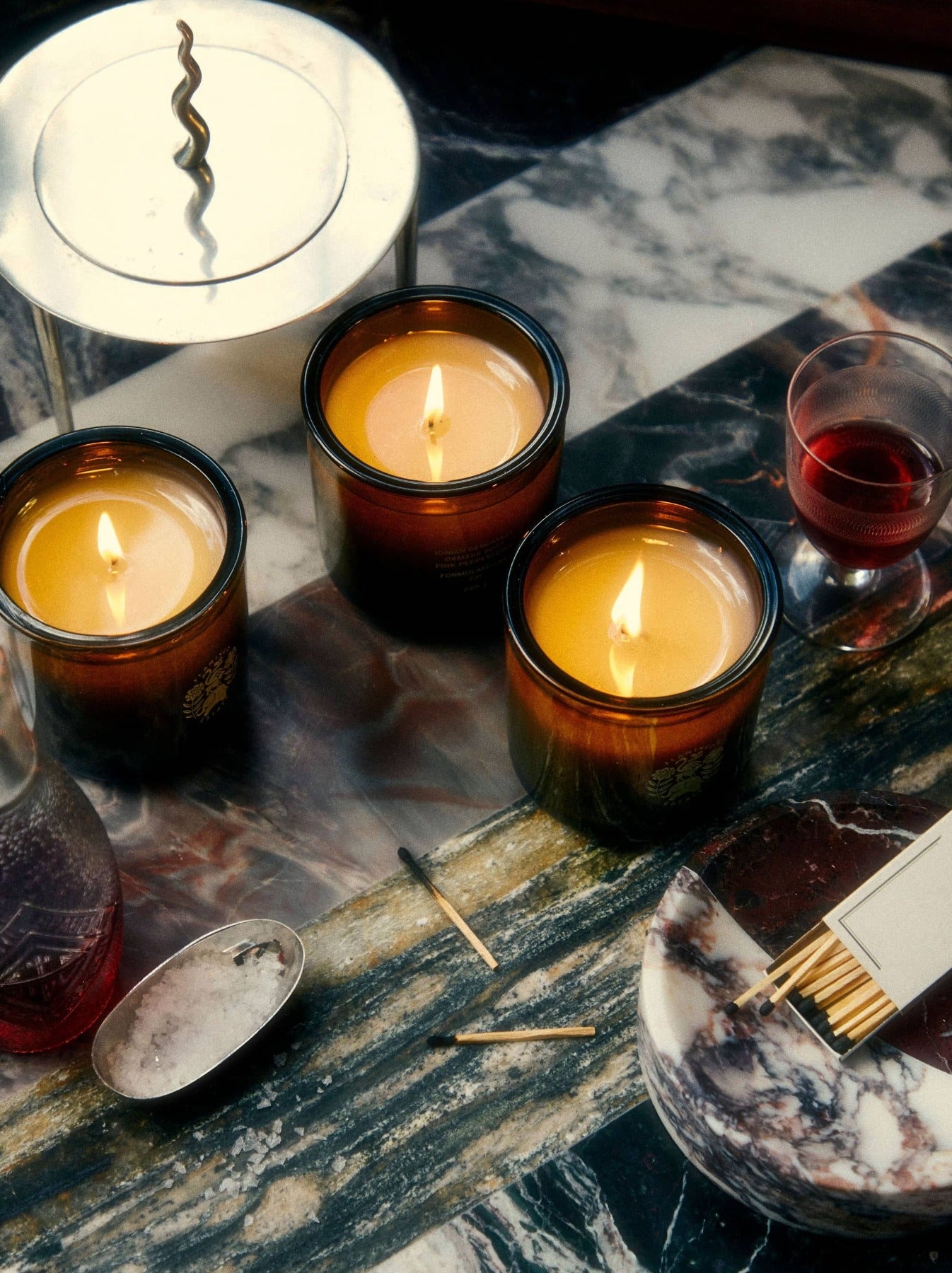 Three Brothers Candle Set - Flamingo Estate